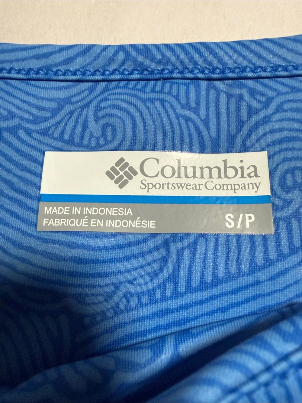 Columbia PFG Freezer III Blue Swirl Athletic Dress Size Small UPF 50 Outdoor - Picture 5 of 7